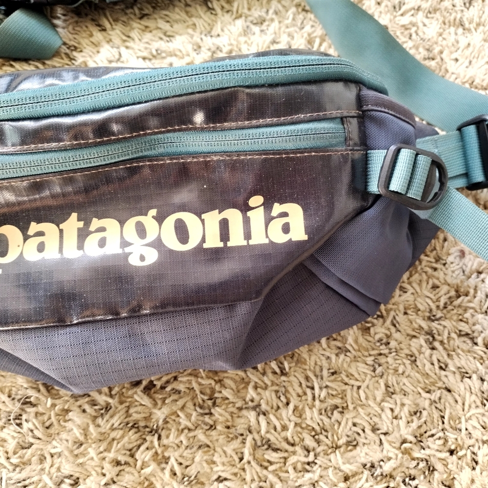 Patagonia Black Hole Waist Pack 5L Bag Fanny Hip Lumbar Tidal Teal - Picture 3 of 7